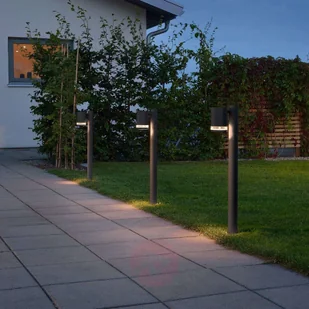 Konstmide Słupek oświetleniowy LED Modena czarny - Lampy ogrodowe - miniaturka - grafika 2