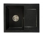 Zlewozmywaki - Brado Zlewozmywak granitowy DONZO czarny nakrapiany donzoczn - miniaturka - grafika 1