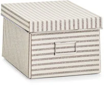 ZELLER Pudełko ozdobne z kartonu pojemnik do przechowywania pudełko kartonowe ozdobne pudełka dekoracyjne pudełka tekturowe ZELLER B07FCSF61X - Pudła i pojemniki do przechowywania - miniaturka - grafika 3