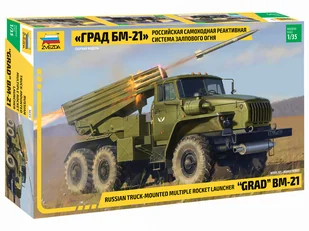 Zvezda Multiple Rocket Launcher BM-21 "Grad" 3655 - Modele do sklejania Zvezda Multiple Rocket Launcher BM-21 "Grad" 3655 - Modele do sklejania - miniaturka - grafika 1