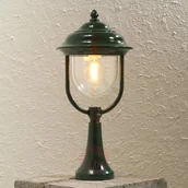 Lampy ogrodowe - Konstsmide Doskonała lampa na cokół PARMA, zielony - miniaturka - grafika 1