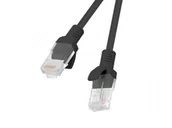Kable miedziane - LANBERG Patchcord PCU5-20CC-0050-BK kat.5e 0,5M czarny 10-pack PCU5-20CC-0050-BK - miniaturka - grafika 1