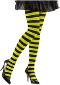Dodatki do strojów karnawałowych - Widmann Rajstopy "Halloween Paski" rozm uniw WI01266 - miniaturka - grafika 1