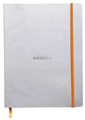 Pozostałe akcesoria dla plastyków - Rhodia zeszyt z przepisami na notatnik z miękką okładką, srebro 117501C - miniaturka - grafika 1