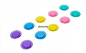 Magnesy - MAGNES MAGNESY NA LODÓWKĘ-- KOLOROWE 10 szt - miniaturka - grafika 1
