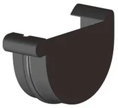 Rynny i akcesoria - Gamrat Denko rynny prawe fi125 grafit 106995 - miniaturka - grafika 1