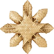 Ozdoby bożonarodzeniowe - Bloomingville Dekoracja świąteczna Hani 33 cm złota 82052709 - miniaturka - grafika 1