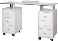 Stoliki do manicure - Beauty System Stolik do manicure BD-3425-1 BIAŁY BD-3425-1 WHITE - miniaturka - grafika 1