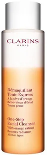 Clarins One Step Facial Cleanser płyn do demakijażu twarzy 200ml - Płyny do demakijażu - miniaturka - grafika 2