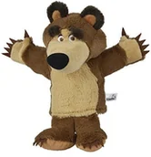 Lalki dla dziewczynek - Simba 109308207  Masza i niedźwiedź pluszowy miś ręcznie lalek 28 cm - miniaturka - grafika 1