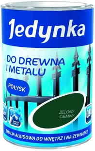 Tikkurila Farba do drewna i metalu Jedynka 0,9L zielony ciemny 727448 - Farby do metalu Tikkurila Farba do drewna i metalu Jedynka 0,9L zielony ciemny 727448 - Farby do metalu - miniaturka - grafika 1