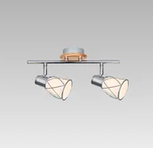 Lampy sufitowe - Prezent Listwa Padre 2X40W E14 75451 75451 - miniaturka - grafika 1