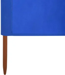 vidaXL Parawan 6-skrzydłowy z tkaniny 800x80 cm błękit lazur 47173 - Parawany - miniaturka - grafika 6