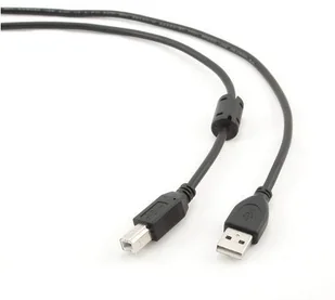 Gembird Kabel CCF-USB2-AMBM-6 (USB 2.0 typu A M - USB 2.0 typu B M; 1,8m; kolor czarny) 2_195070 - Kable komputerowe i do monitorów - miniaturka - grafika 6