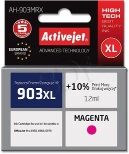 ActiveJet Tusz AH-903MRX zamiennik HP 903XL T6M07AE magenta AH-903MRX - Tusze zamienniki - miniaturka - grafika 2