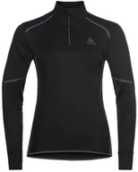 Pozostała odzież narciarska - Odlo Active X Top Turtle Neck L/S Half-Zip Women, czarny L 2021 Koszulki bazowe termiczne i narciarskie 159211-15000-L - miniaturka - grafika 1