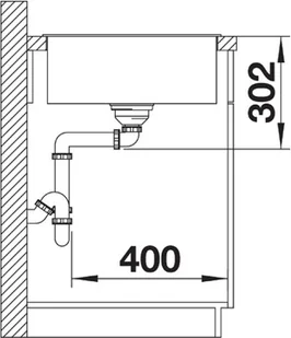 Blanco AXIA III 45 S 523180 tartufo - Zlewozmywaki - miniaturka - grafika 4