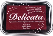 Farby i media malarskie - Imagine delicata Pigment Ink Pad-Ruby Red DE-000-325 - miniaturka - grafika 1
