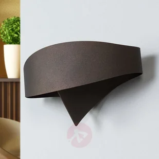 Selene Brązowa designerska lampa ścienna Scudo - Lampy ścienne - miniaturka - grafika 2