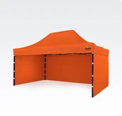 Pawilony ogrodowe - BRIMO Namiot sprzedażowy 3x4,5m - plus 3 ściany - Pomarańczowy - miniaturka - grafika 1