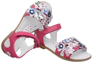 Bartek Sandałki dla dziewczynki 16168-92X Różowe Sandały na rzepy 27700 - Buty dla dziewczynek - miniaturka - grafika 2