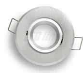 Oprawy, klosze i abażury - LED line Oprawa okrągła ruchoma, aluminium, MR11 - srebrna szczotkowana 244919 - miniaturka - grafika 1