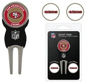 Golf - Team Golf NFL zestaw markerów do gry w golfa z 3 końcówkami do piłek, markery do demontażu, wielokolorowa, w rozmiarze uniwersalnym - miniaturka - grafika 1