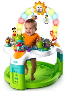 Bright Starts Activity Krzesełko zabaw i mata Laugh & Lights, zielony Chamo - Maty edukacyjne - miniaturka - grafika 3