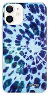 Etui i futerały do telefonów - Evetane Tie and Dye etui ochronne do iPhone 12 Mini, niebieskie CD_209689 - miniaturka - grafika 1