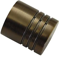 Karnisze - Gardinia 31380 cylinder główka/końcówka do karniszy, seria Chicago, średnica 20 MM, brąz 31380 - miniaturka - grafika 1