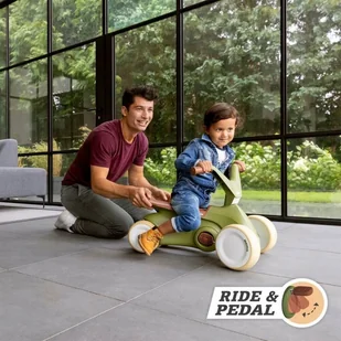 Berg GO2 Gokart Jeździk Rowerek 2w1 Retro Green 24.50.08.00 - Jeździki dla dzieci - miniaturka - grafika 9