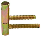 Akcesoria do drzwi - Zawias drzwiowy WKRĘCANY OCYNK ŻOLTY 2 SZT. śr. 13,5 mm - miniaturka - grafika 1