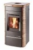 Wkłady kominkowe - Haas+Sohn Piec wolnostojący ALYTUS antracyk/kafle hawana - miniaturka - grafika 1