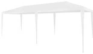 vidaXL Namiot imprezowy, 3 x 6 m, PE, biały - Pawilony ogrodowe - miniaturka - grafika 7