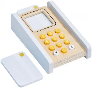 Mamabrum Warzywniak - drewniany stragan ze skrzynkami, kasą i terminalem WOODEN MARKET CA1297 - Zabawki AGD Mamabrum Warzywniak - drewniany stragan ze skrzynkami, kasą i terminalem WOODEN MARKET CA1297 - Zabawki AGD - miniaturka - grafika 2