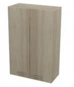 Szafki łazienkowe - Aqualine ZOJA/KERAMIA FRESH szafka wisząca 50x76x23cm, dąb platin 51304 - miniaturka - grafika 1