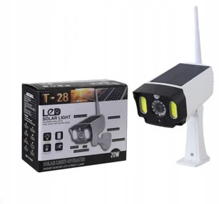 Lampa solarna atrapa kamery 2W1 czujnik ruchu 20W - Akcesoria do monitoringu - miniaturka - grafika 2