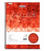 Notesy i bloczki - Landré landre 100050061 collegeblock uważanemu Stay cool, A4, 80 arkuszy, linie krawędzi, 70 G/M, 10-Pack 100050062 - miniaturka - grafika 1