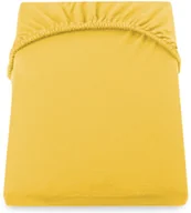 Prześcieradła - DecoKing DecoKing  Prześcieradło Jersey - Nephrite - Żółty 140x200 cm - miniaturka - grafika 1