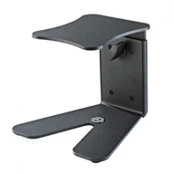 Statywy i uchwyty do lamp - K&M Stands K & M 26772 stół do monitora tripod (mały statyw stołowy ze stali, idealna do monitorów Studio & głośnik, maks. obciążenie do 15 kg) czarna - miniaturka - grafika 1