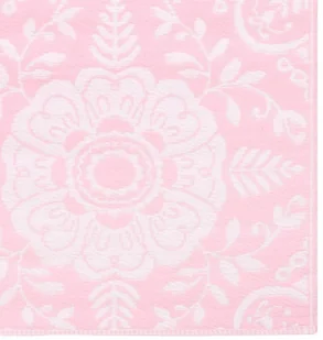 VidaXL Dywan na zewnątrz, różowy, 80x150 cm, PP! 310456 VidaXL - Dywany zewnętrzne - miniaturka - grafika 5