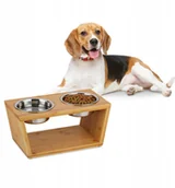 Miski dla psów - Stojak na miski dla psa bufet 2 szt. - miniaturka - grafika 1