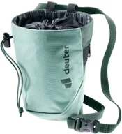 Sprzęt wspinaczkowy - Deuter Gravity II Chalk Bag M, zielony 2021 Magnezje i torebki na magnezje 3391422-2275 - miniaturka - grafika 1