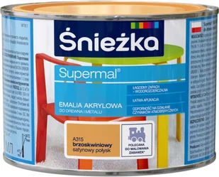 ŚNIEŻKA Supermal Emalia Akrylowa Satynowy Połysk migdałowy 0,8 L - Emalie - miniaturka - grafika 9