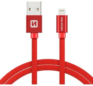 Swissten przewód do transmisji danych TEXTILE USB LIGHTNING 3m CZERWONY 71527601 # Wpisz kod MDC5PL22 i uzyskaj dodatkowe 25 % rabatu na ten produkt promocja do 17.05.2020 - Ładowarki do telefonów - miniaturka - grafika 2