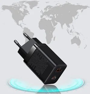 Baseus Super Si Pro szybka ładowarka USB / USB Typ C 30W Power Delivery Quick Charge biały CCSUPP-E02 - Ładowarki do telefonów - miniaturka - grafika 19