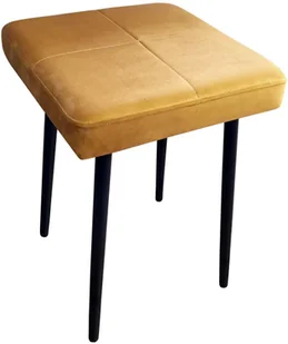 Taboret MAX MG15 miodowy  podstawa czarna - Taborety i hokery - miniaturka - grafika 2