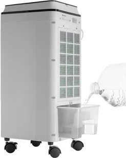 tectake Klimatyzator mobilny z funkcją nawilżania - biały 403915 - Klimatory - miniaturka - grafika 4
