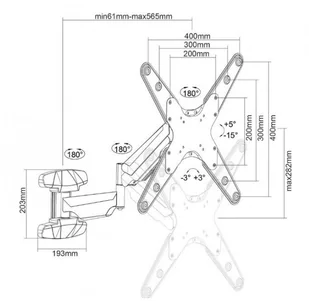 NewStar Neomounts by neomounts by Uchwyt ścienny WL70-550BL14 - Uchwyty do telewizora - miniaturka - grafika 2