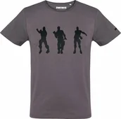 Gadżety dla graczy - Epic Games Fortnite T-shirt Silhouettes XL dark grey 6417 - miniaturka - grafika 1